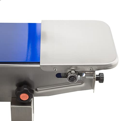 JORESTECH Continuous Plastic Bag Sealing Machine with Date Printer Stainless Steel E-CBS-800I