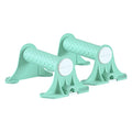 Joberio 2-in-1 Push Up Handles Ergonomic Non-Skid Cyan Blue