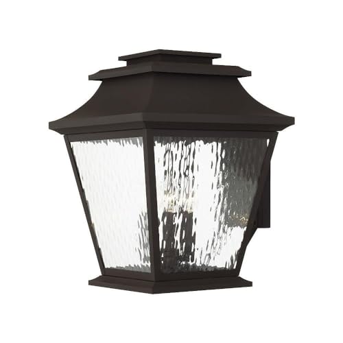 Livex Hathaway 4-Light Outdoor Wall Lantern Bronze