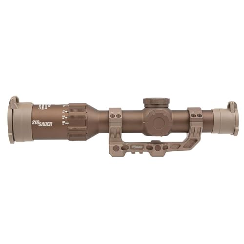Sig Sauer TANGO6T 1-6X24mm DVO Scope Waterproof Fogproof Hellfire Reticle Red