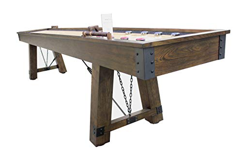 Hathaway Cheyenne 12' Shuffleboard Table Rustic Oak