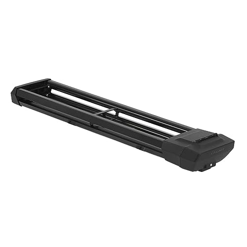 YAKIMA DoubleHaul Customizable Rooftop Fly Rod Carrier with 4 Aluminum Rod Tubes Black