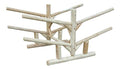 Log Kayak Rack Low 2 Canoe + 2 Kayak Rack Natural