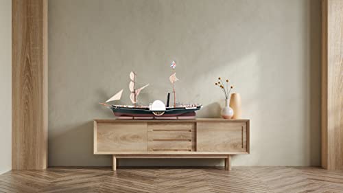 Old Modern Handicrafts Nemesis Ship Model Handcrafted Wood Multicolor