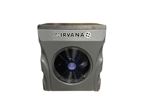 NIRVANA NE20 AHRI Certified Spa & Pool Heat Pump 19,800 BTU Gray/Black