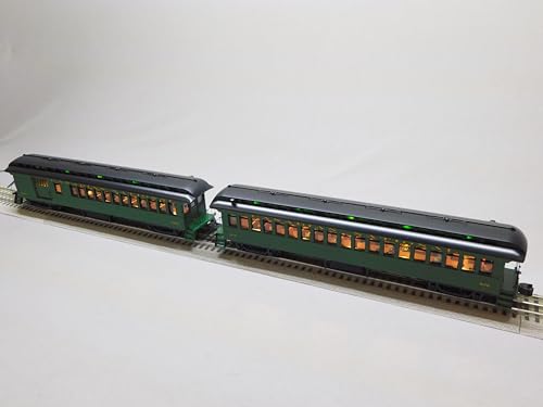 LIONEL TRAINS Canadian National Wood Passenger 2 Pack O Gauge Natural Color