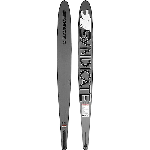 HO Syndicate Works 02 Slalom Waterskis Silver/Black Large