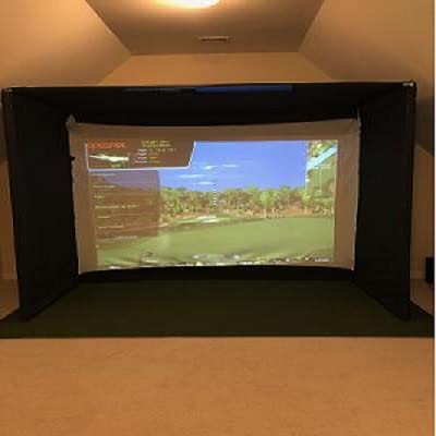 SPECTRUM GOLF SIMULATORS Golf Cage Padded DIY Premium Poly Spacer Golf Screen US Made