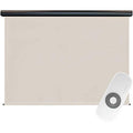 Keystone Fabrics 10x8 Regal Rechargeable Motorized Outdoor Sun Shade with Protective Valance Palm