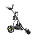 BAT-CADDY ELECTRIC GOLF CADDY X3R Sealed Lead 18-Hole Battery Powered Golf Push Cart with Remote, Dual Motor, 9-Speeds and Reverse, Cruise Control, Anti-Tip Wheel, Downhill Control - Phantom Black