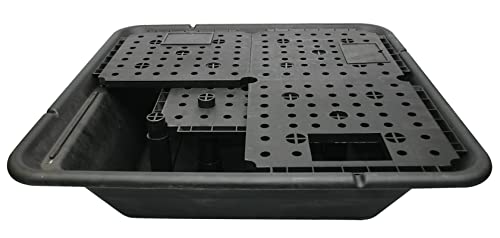 Little Giant DFB44 44-Inch Disappearing Water Fountain Basin Black