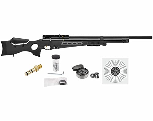 Wearable4U Hatsan BT65SB QE .22 Cal Air Rifle Bundle with 250 Pellets & 100 Targets