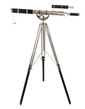 NAVIROCK Nautical Handcrafted Brass Telescope Chrome Finish