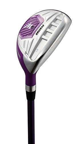 PRECISE Ladies Golf Clubs Set Titanium Driver Fairway Hybrid Irons Putter Bag Purple