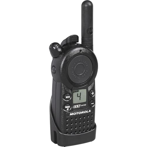 Motorola Solutions 4-Pack CLS1410 UHF 1W 4-Channel 2-Way Radio Black