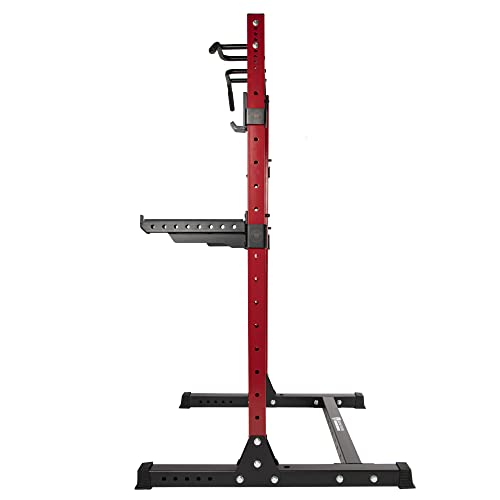 Signature Fitness Power Rack Squat Stand Red