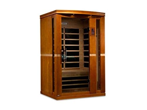 DYNAMIC SAUNAS Vittoria 2-Person Low EMF Far Infrared Sauna Brown