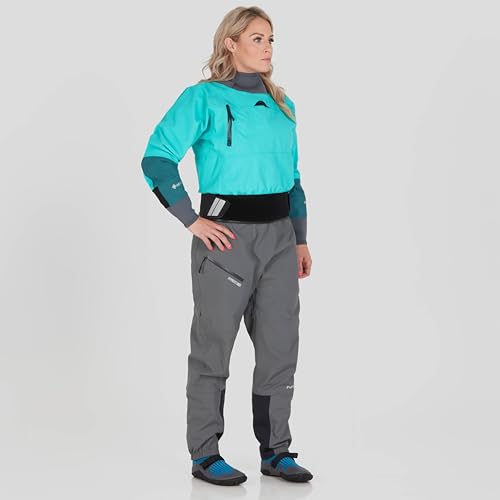 NRS Women's Rev Gore-TEX® Pro Kayaking Dry Top Mediterranea/Aqua