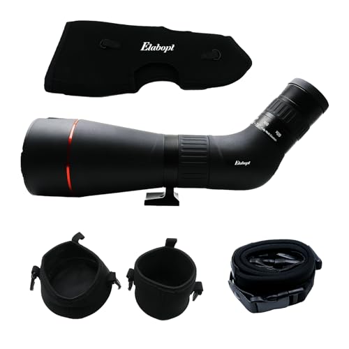 elabopt 20-60x80 ED Spotting Scope Waterproof High Definition Green