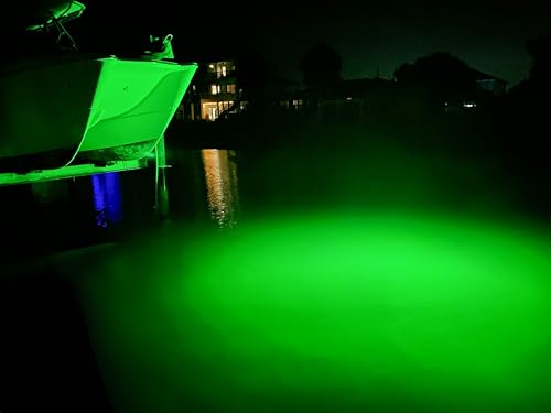 Incredible Underwater LED Lighting Mega-Watt Underwater Dock Light System 32000 Lumens Red