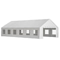 ZJBFXY88 20x40FT Heavy Duty Party Tent with Removable Sidewalls White