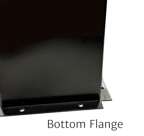 Garden Artisans Black Column Pedestal 12x12x30 Inches