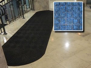 FloorGuard Heavy Duty All Purpose Entrance Mat Diamond - 6' x 21' - Blue