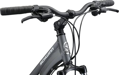 Schwinn Discover 2 Adult Hybrid Bike 700c 21-Speeds Matte Grey