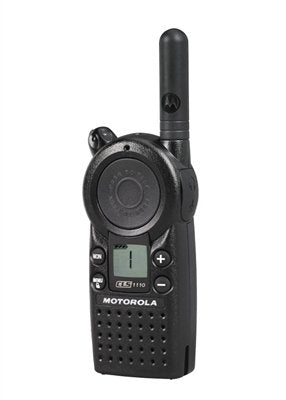 Motorola Solutions 5 Pack CLS1110 Two Way Radio Walkie Talkies Black