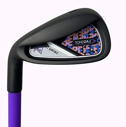Lag Shot Golf Lady Triple Threat Combo Swing Trainer Left Handed Purple Shaft