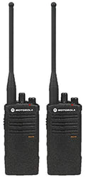 Motorola RDU4100 2 Pack Business Two-Way Radios 10 Channels 4 Watts UHF Renewed Black