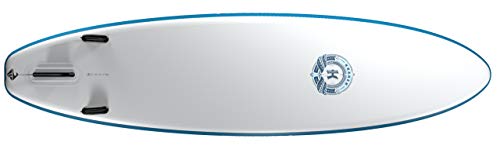 Boardworks Kraken All-Water Inflatable Stand-Up Paddleboard SUP Complete Kit 11' White/Blue/Orange