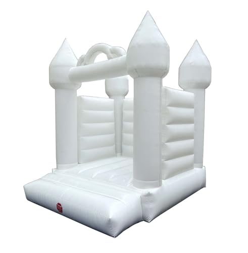 Pogo Bounce House White Inflatable Castle 13x12x14.5 ft