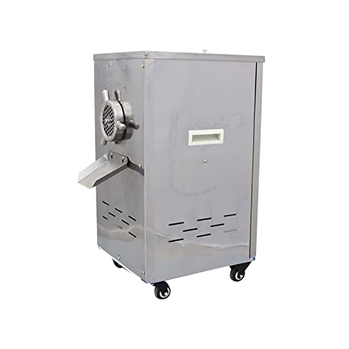 BREVELTION 220V 304 Stainless Steel Electric Meat Grinder Silver