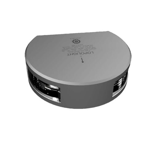 Lopolight Series 201-011 Masthead Light 3NM Vertical Mount Silver