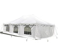 Party Tents Direct 20' x 30' Weekender Canopy Tent with Sidewalls Heavy Duty White