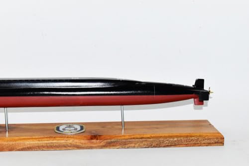 Squadron Nostalgia LLC USS Rhode Island SSBN-740 Ohio Class Submarine Model Mahogany 20 Inch