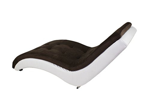 Maxima House Sven Chaise Lounge White/Brown