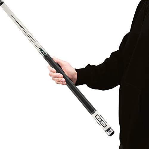 KATANA KAT15 Pool Cue White/Black with Green Designs 18oz