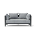 Anderson Teak Coronado Deep Seating Aluminum Loveseat Cast Slate
