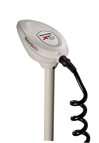 MotorGuide Xi5 Saltwater Trolling Motor Wireless Bow Mount 48-Inch Shaft 80-Pound Peak Thrust GPS White