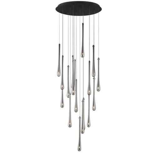 ET2 Stillo 27W 18 LED Pendant Light 18" Tall 25.5" Wide Black