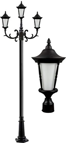 DABMAR LIGHTING INC Gabriella 3-Light Post Fixture GM1115-B