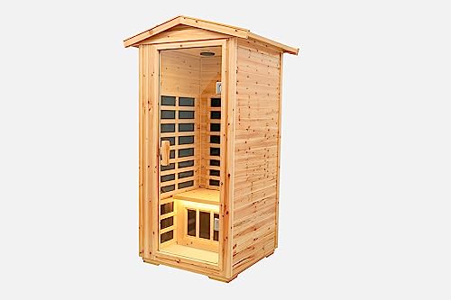 HFYee Infrared Sauna Box Single Person Natural