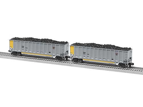 Generic Lionel PRR Rotary Gondola 4 Pack O Gauge 2243040 Gray Yellow