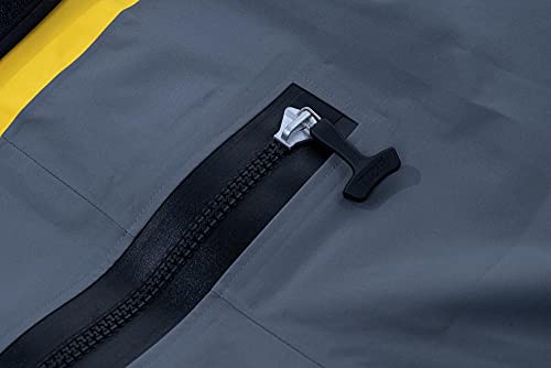 MOLSTA Drysuit Rear-Entry Ti-Zip Zipper Yellow