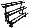 French Fitness 3 Tier Saddle 12 Pair Dumbbell Rack (New)