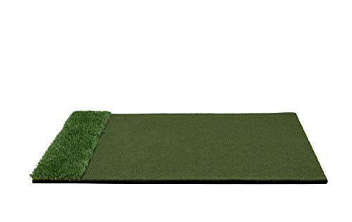 Motivo Golf StrikeDown Dual-Turf Tour Golf Hitting Mat Green