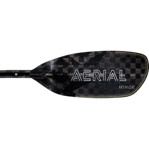 AQUA BOUND Aerial Minor Carbon Versa-Lok Bent Shaft 4-Piece Kayak Paddle Black