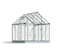 Palram Canopia Snap & Grow 6x8 Ft. Greenhouse Kit Heavy Duty Polycarbonate Aluminium Frame Silver